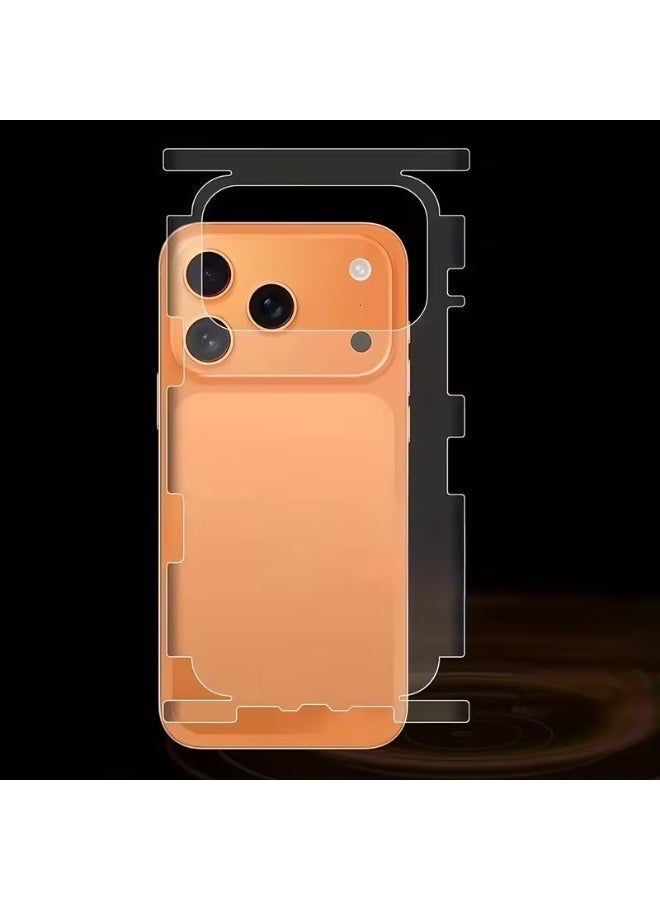باكج الحماية 360  لهاتفك iPhone 17 Pro Max: جراب شفاف يعرض اللون الأصلي وجمال هاتفك iPhone، مع  سكرين لحماية الشاشه من الصدمات و فلم لحمايه الجوال لتوفير حماية مثالية ضد الصدمات والخدوش. - Image 3